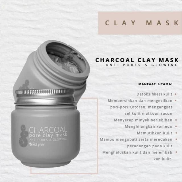 Masker charcoal MS GLOW