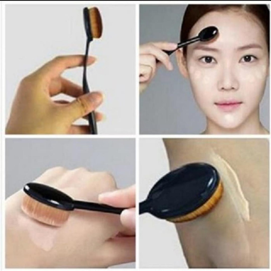BRUSH  MAKE UP OVAL