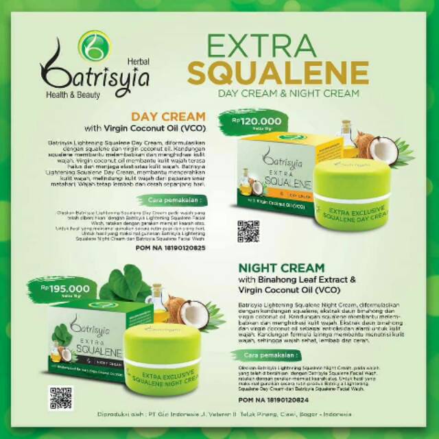 krim extra squalene batrisyia