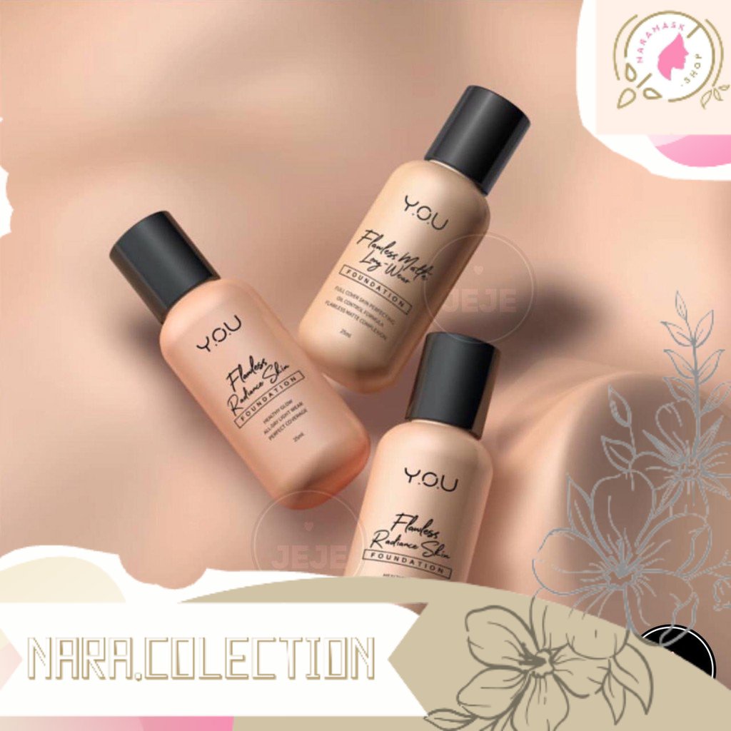 YOU Flawless Foundation Basic Collection | Matte Long Wear Radiance