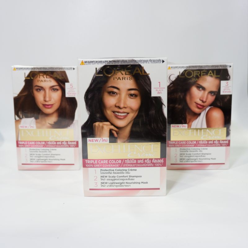 Cat rambut loreal excellence creme