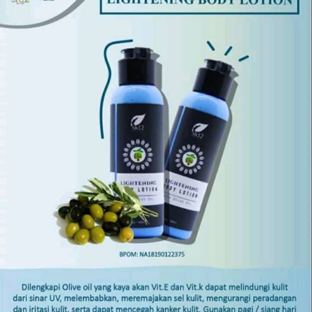 Lightening body lotion