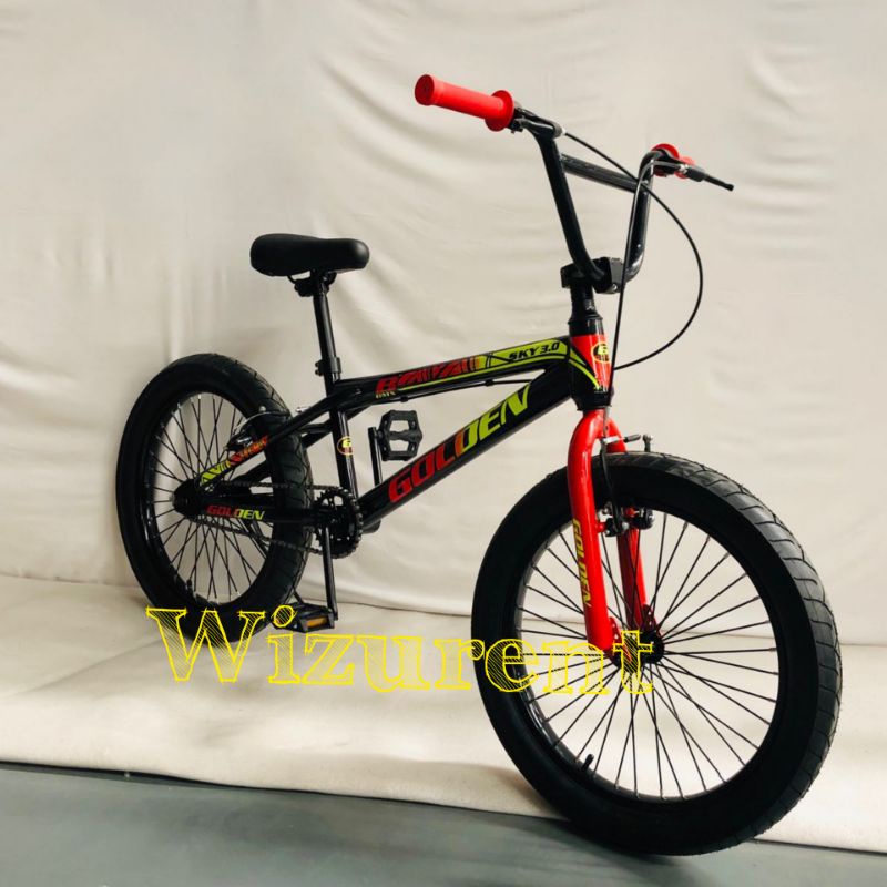 sepeda BMX 20" tapak lebar