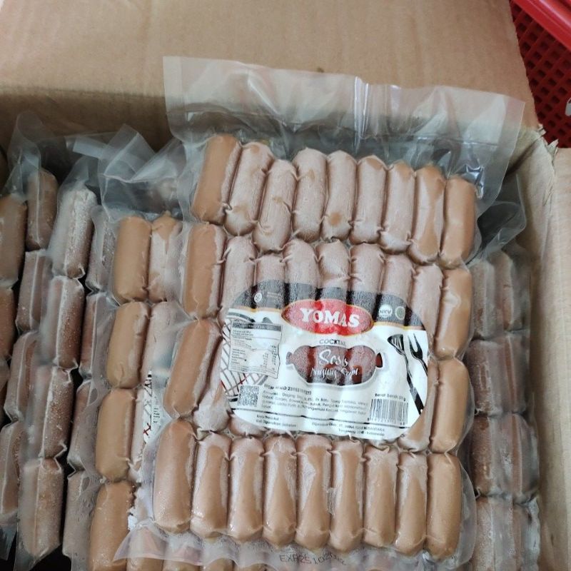 yomas cocktail sosis daging sapi 500gr