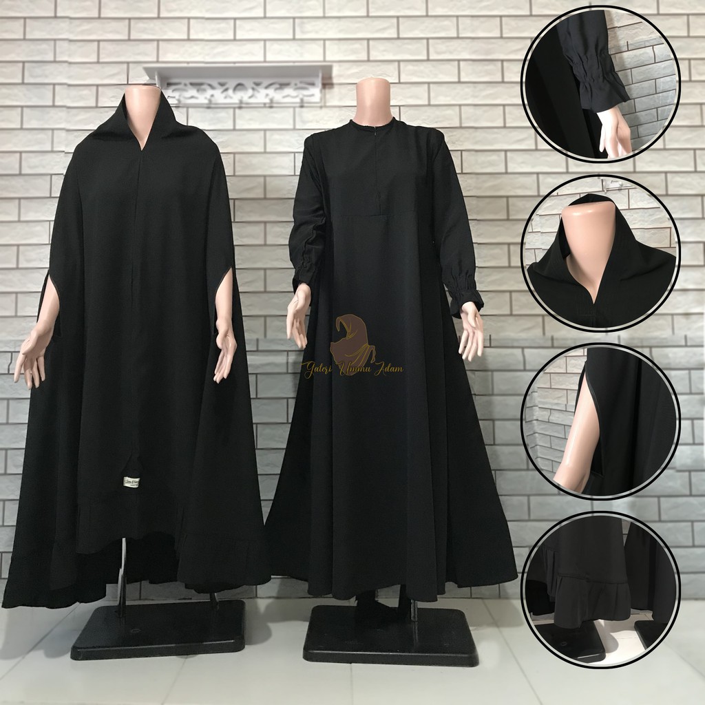 Set Gamis Khimar Rempel