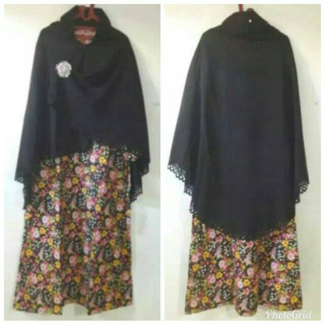 Gamis Syar'i Jumbo Hitam