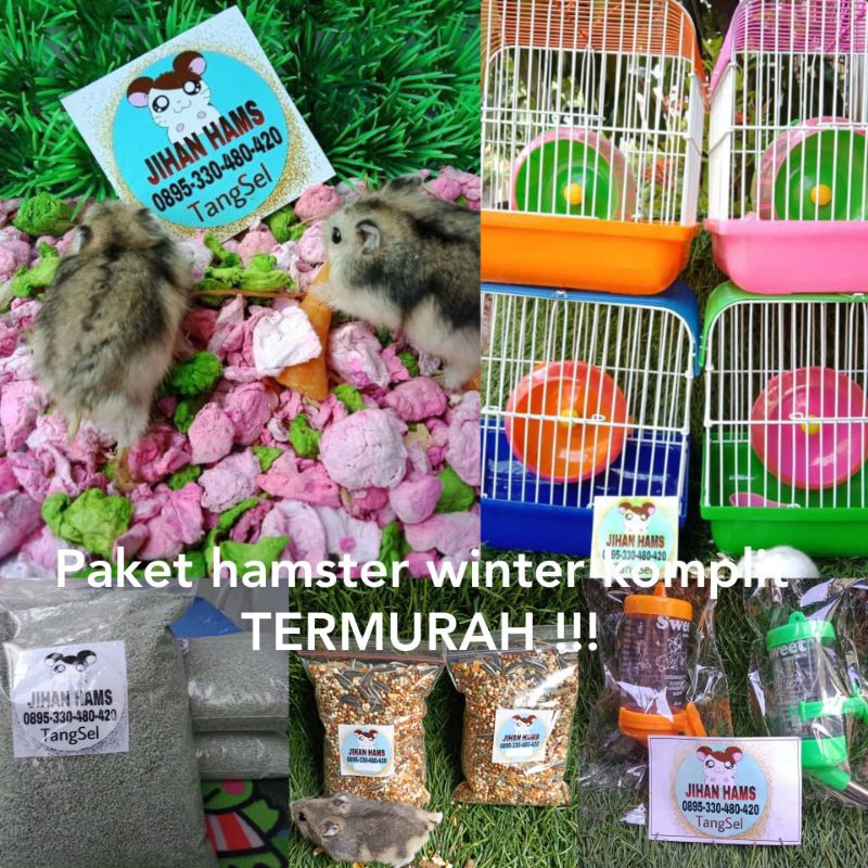 paket hamster winter Komplit TERMURAH