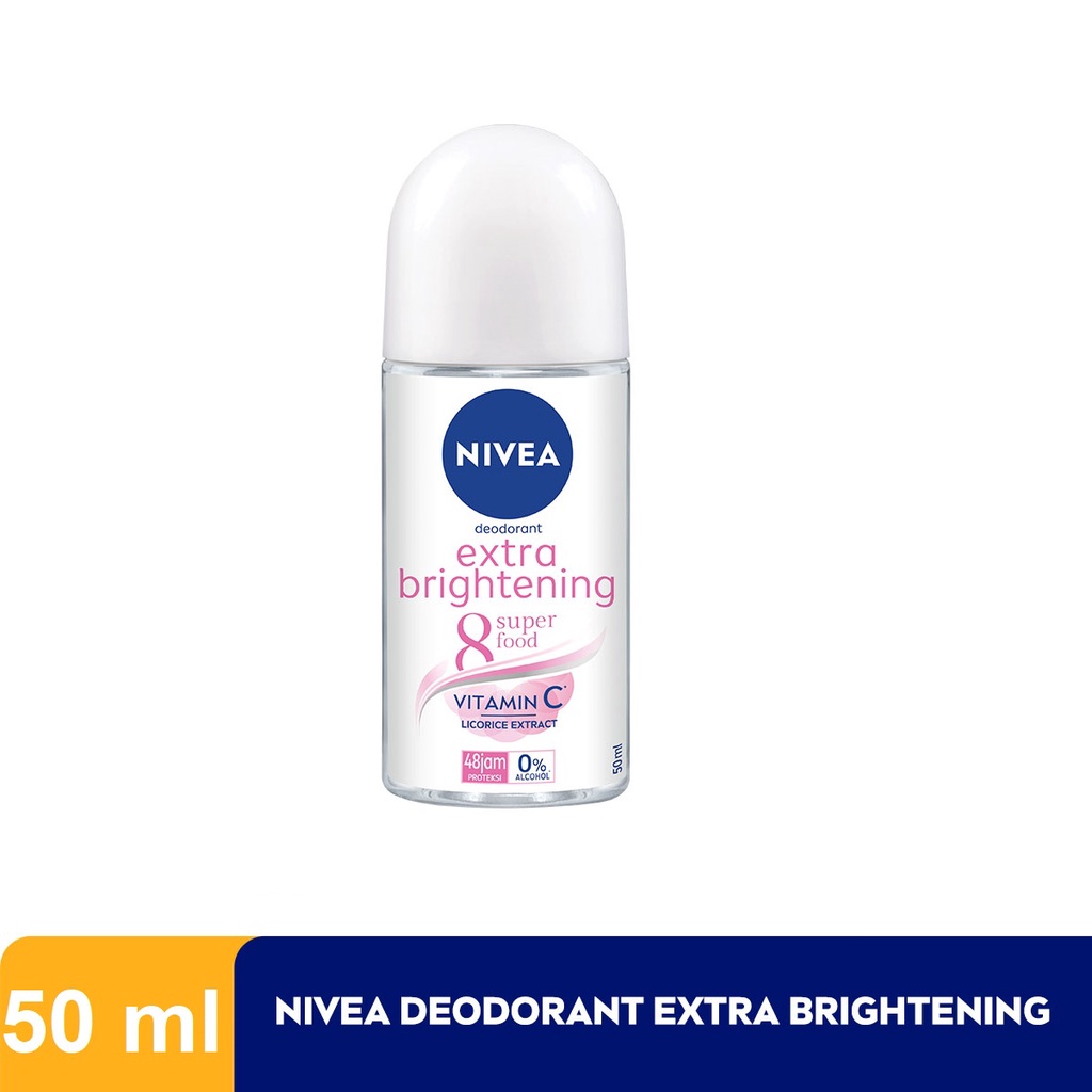NIVEA Deodorant Extra Brightening Roll On 50ml