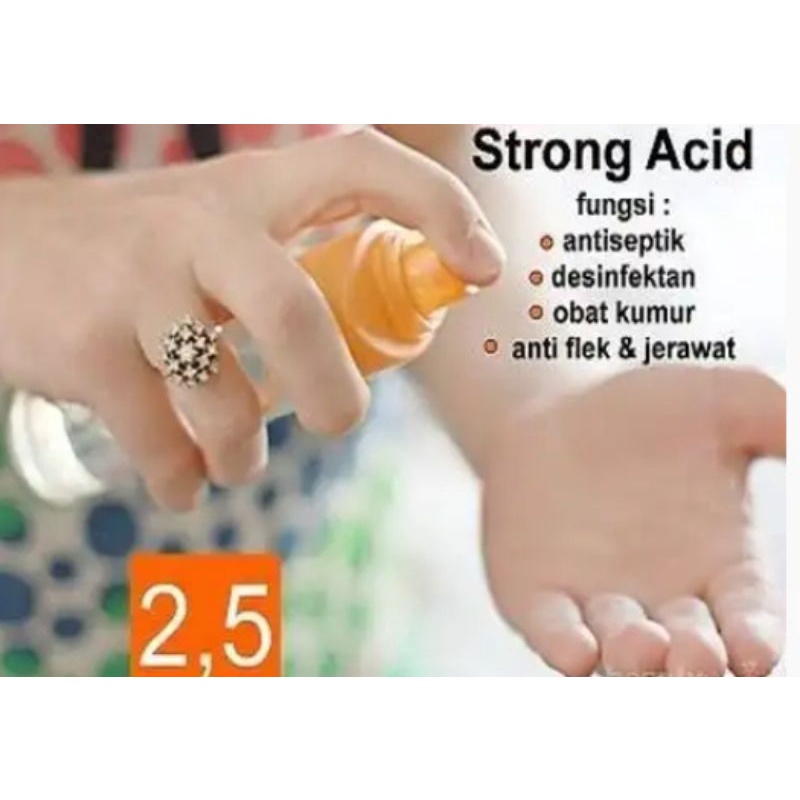 Strong Acid Water pH 2.5 100ml