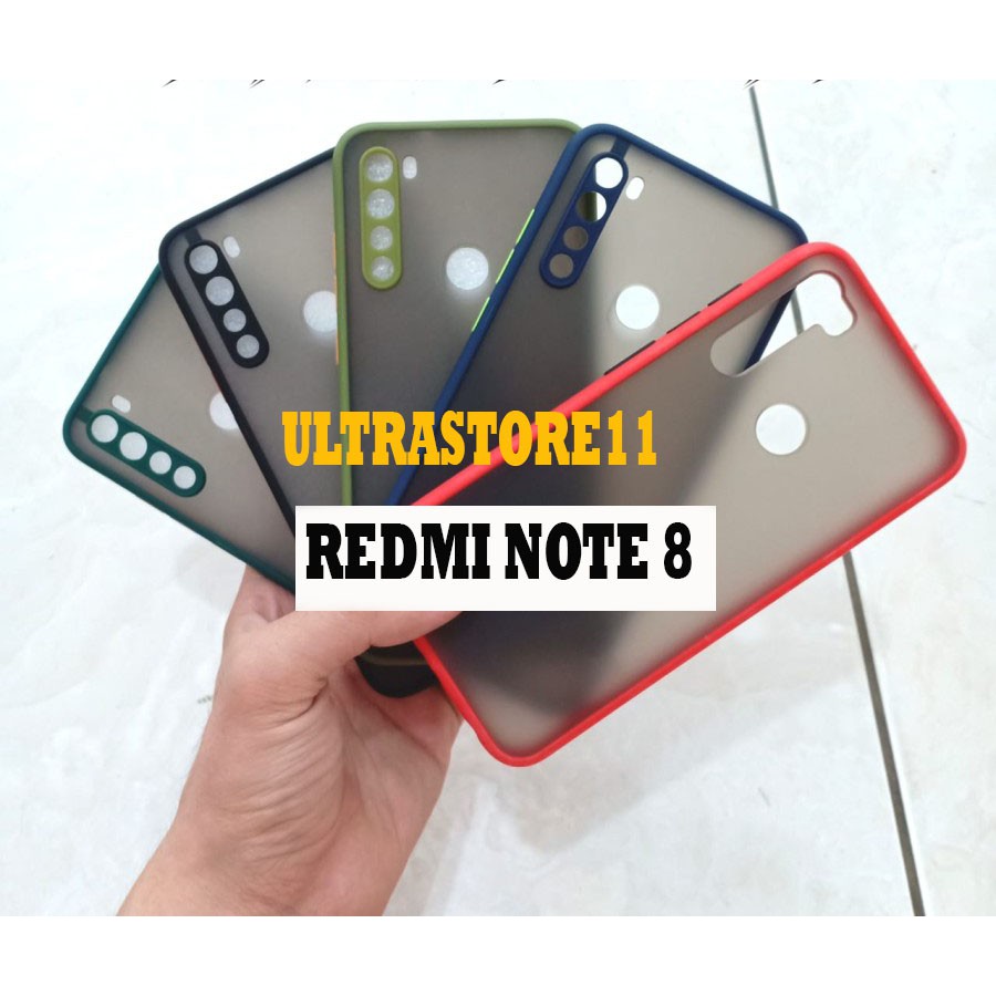SOFTCASE DOVE REDMI NOTE 8 -  HARD CASE TRANSPARAN - ultrastore