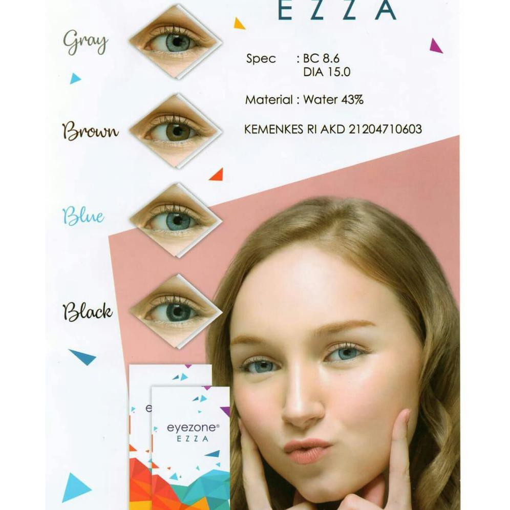 Softlens Eyezone EZZA / Softlense Eye Zone Eza -bebs