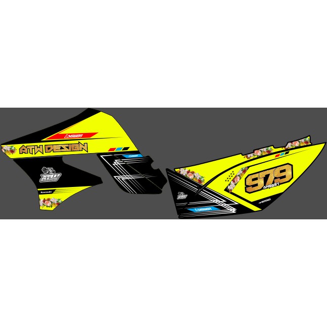DECAL KLX S L DTRACKER OLD