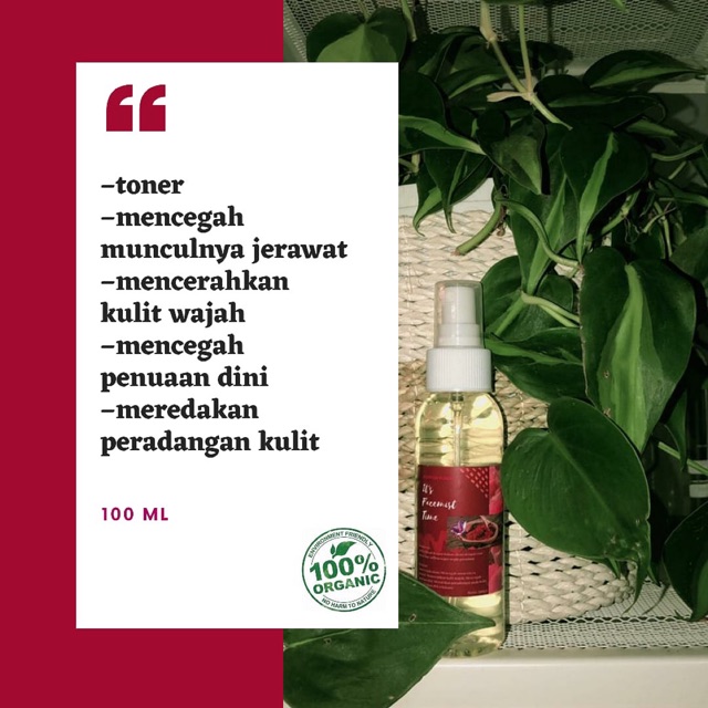 Saffron Rose water / Face mist