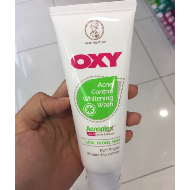 Oxy control whitening wash