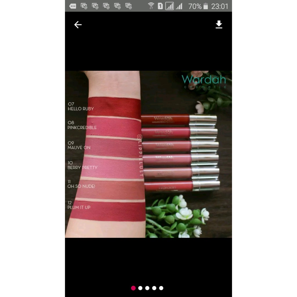 Promo lipcreamwardah Diskon