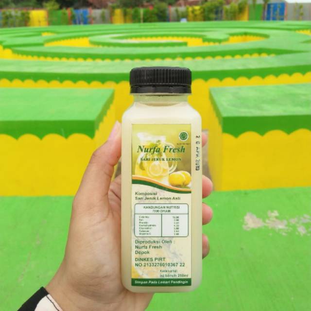 Nurfa Fresh Sari lemon Botol