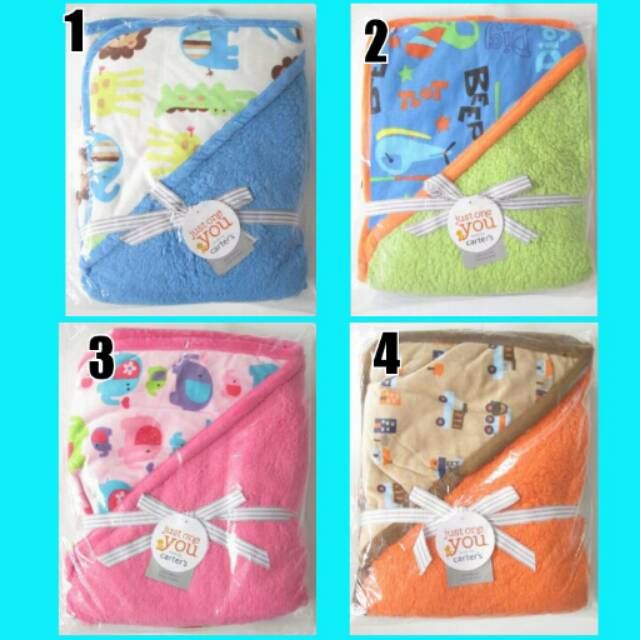 Selimut Topi Double Fleece