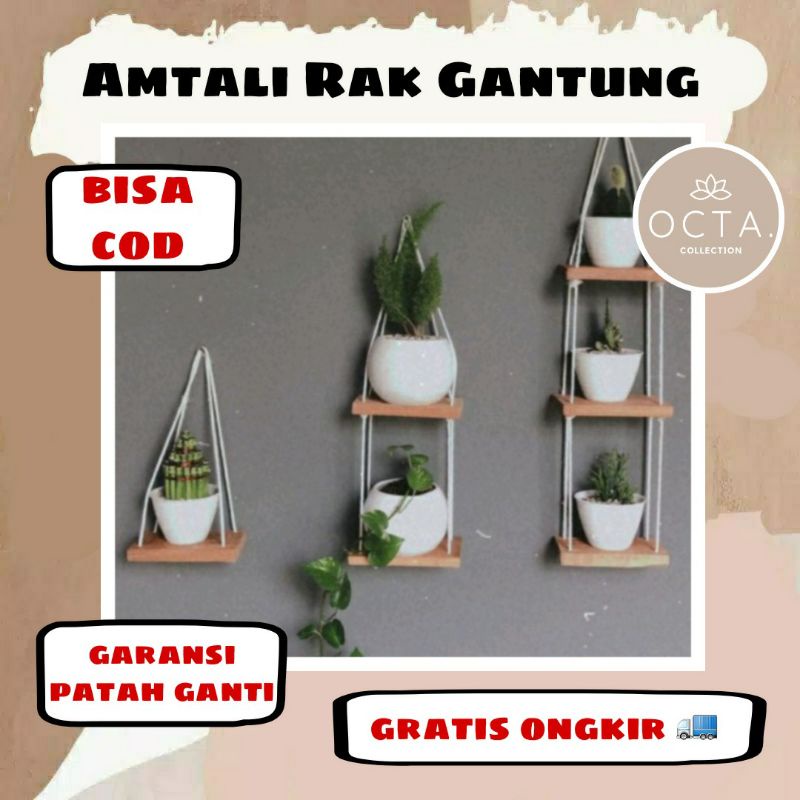 Rak Gantung Aesthetic Murah/Multifungsi/Bisa Cod