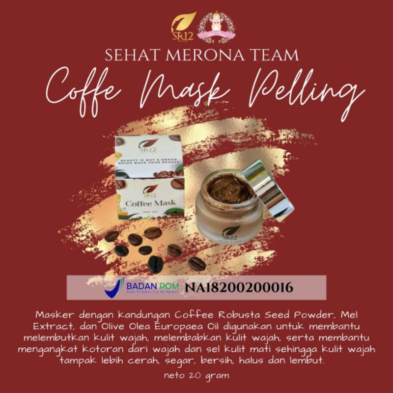 Coffee Mask Pelling SR12