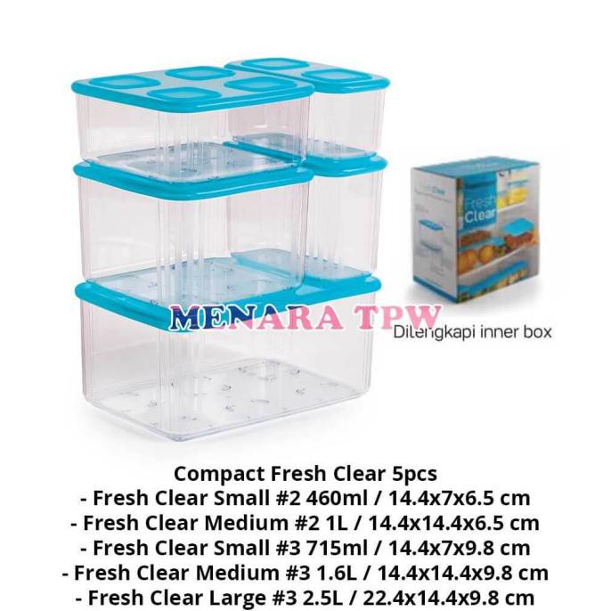 Compact Fresh Clear 5pcs - isi 5pcs