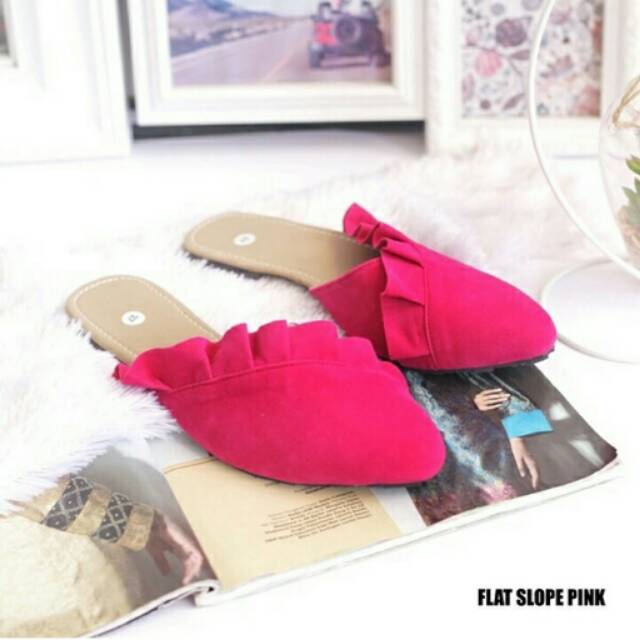Flat slope pink