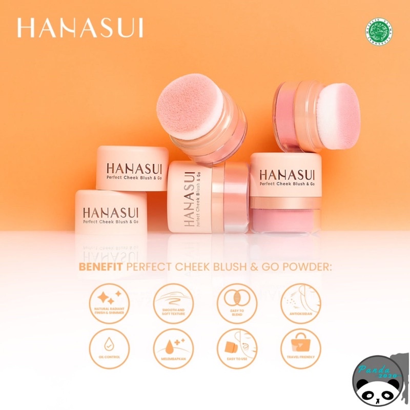 Hanasui apertect Cheeck Blush & Go powder