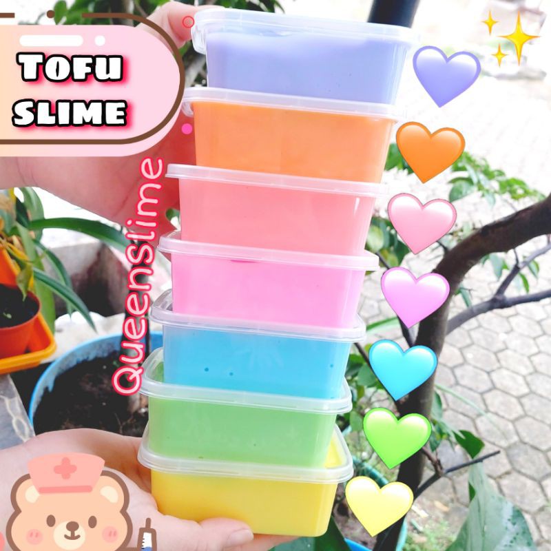 TOFU SLIME TERMURAH 200gr by QueenSlime