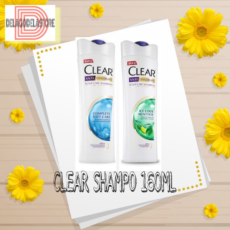 Clear Shampo Ice Cool Menthol 160ml / Complete Sofcare 160ML