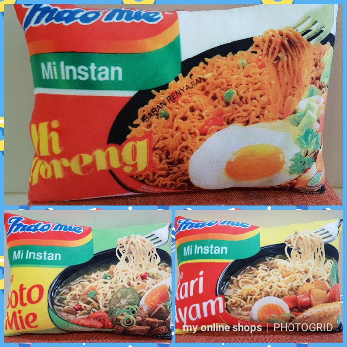 Bantal Boneka Snack Indomie
