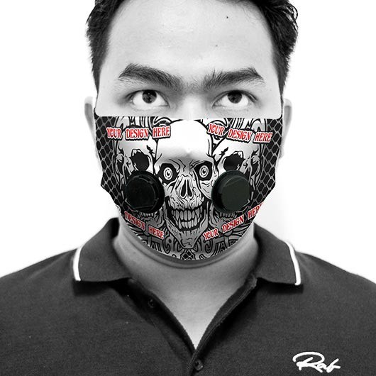 CUSTOM MASKER NINJA DOUBLE VALVE