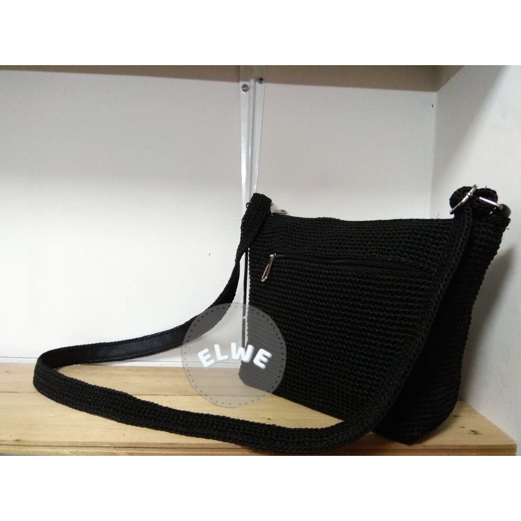 Tas Slempang Model Stik - Hitam