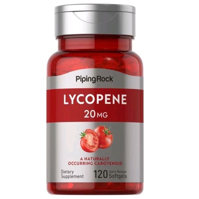 Piping Rock Lycopene, 20 mg, 120 Quick Release Softgels