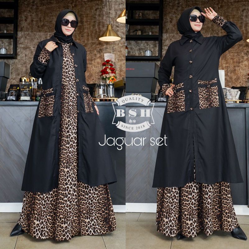 Gamis Jaguar set outher import