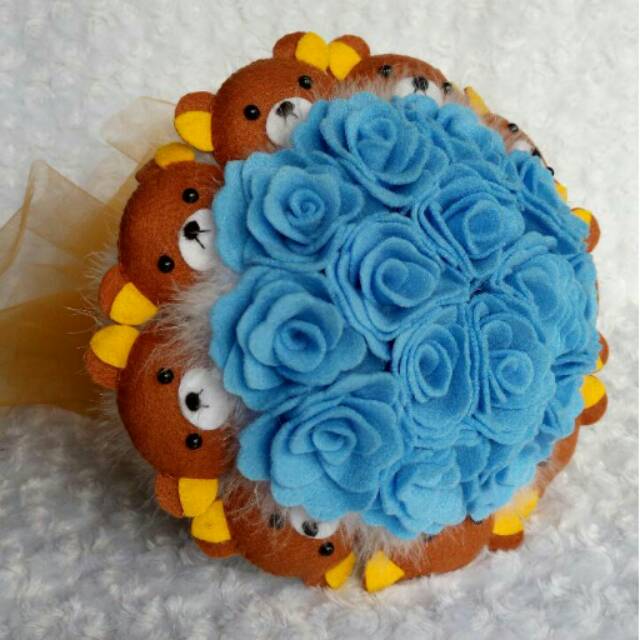 Buket Boneka Rilakuma