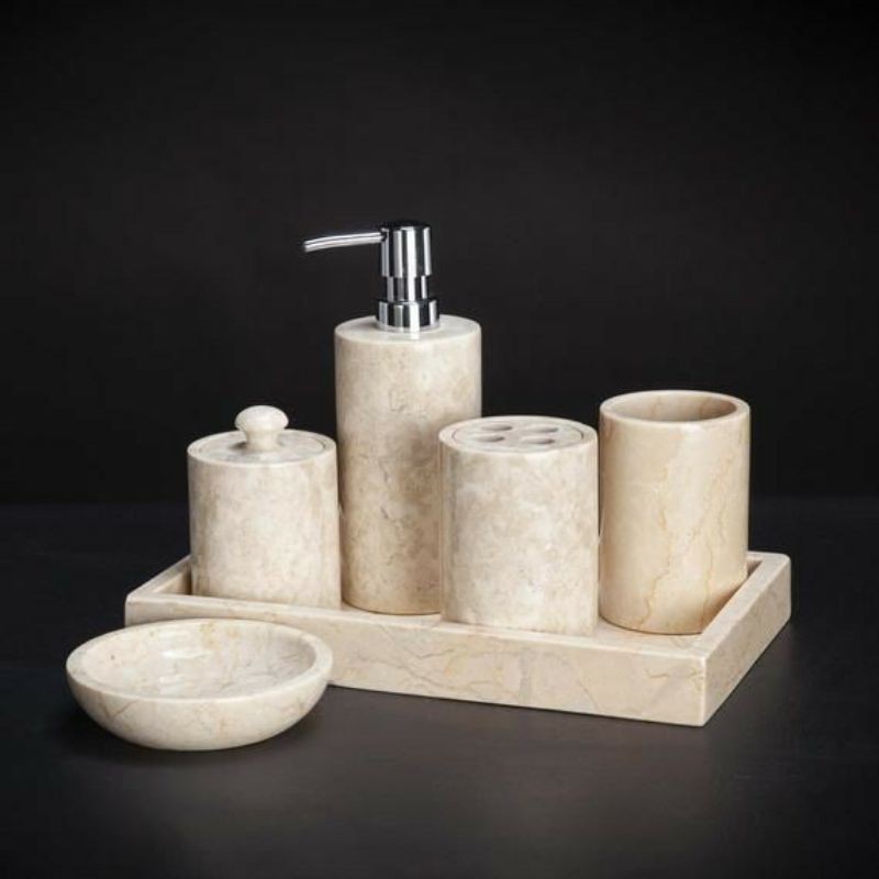 Bath Accessories Marmer Cream