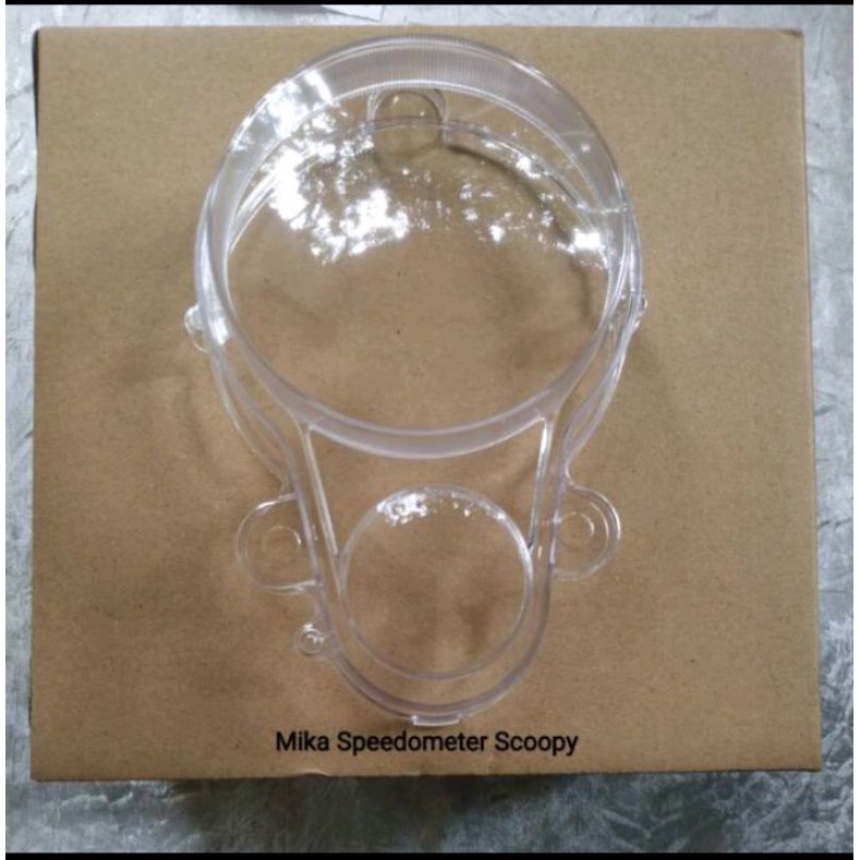 Mika kaca speedometer Scoopy karbu