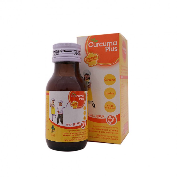 Curcuma Plus Support Appetite Rasa Jeruk 60 ml