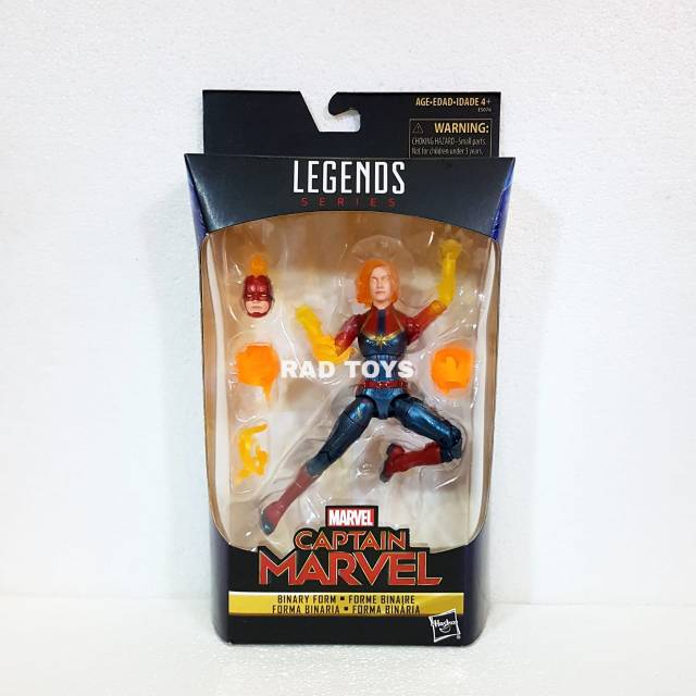 Captain marvel binary form marvel legends hasbro avengers