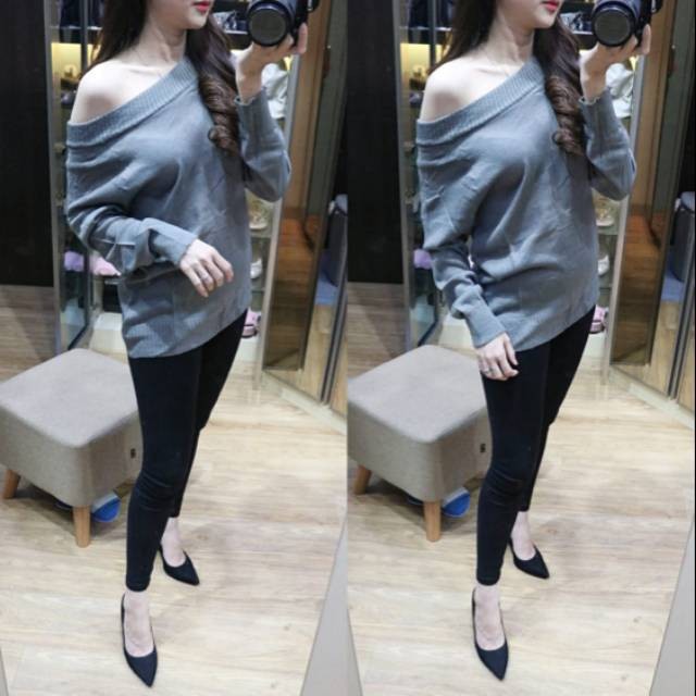 Top Sabrina rajut
