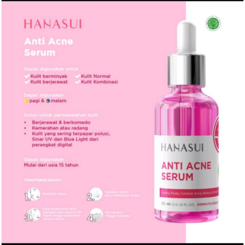 hanasui serum anti acne