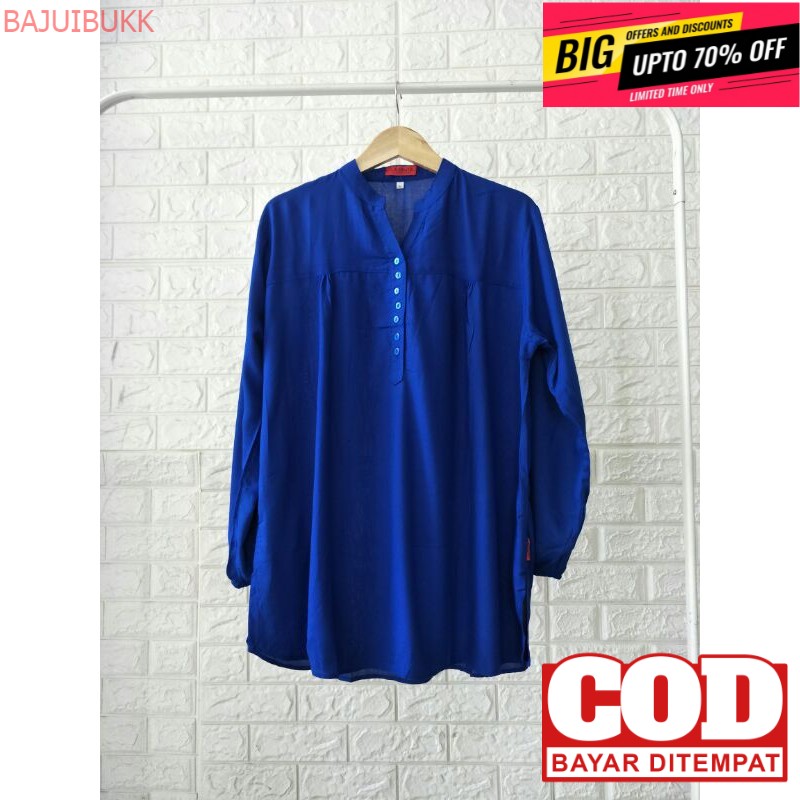 [BISA COD] Blouse polos rayon birel