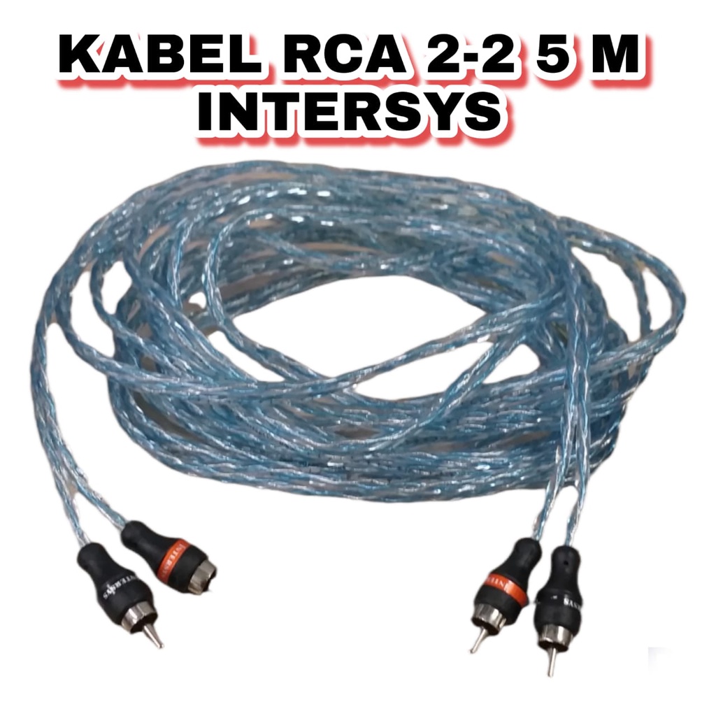 KABEL RCA 2-2 5 M INTERSYS