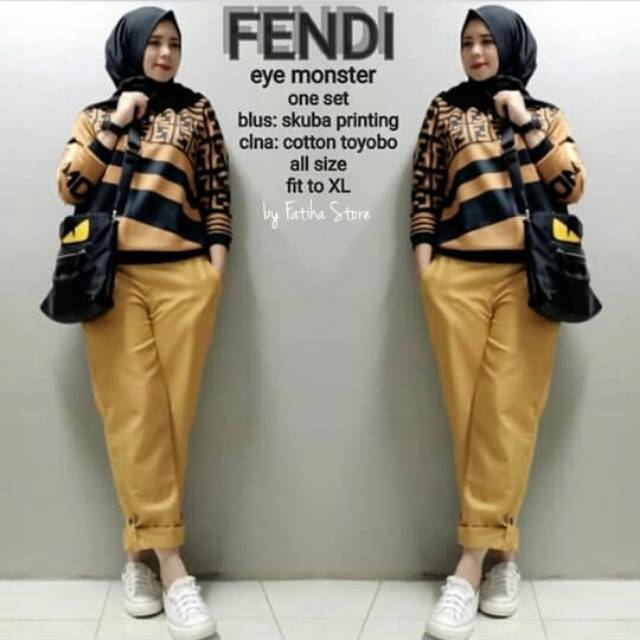 Fendii eye monster one set