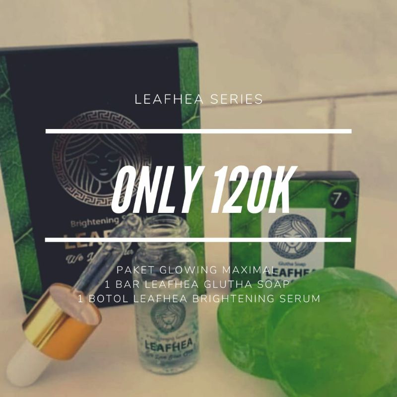 paket sabun dan serum leafhea