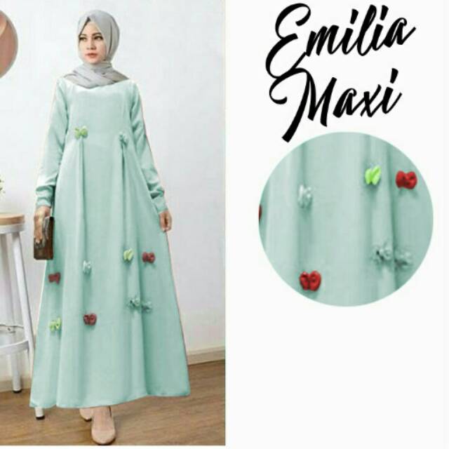 Ready emilia maxi +pashmina