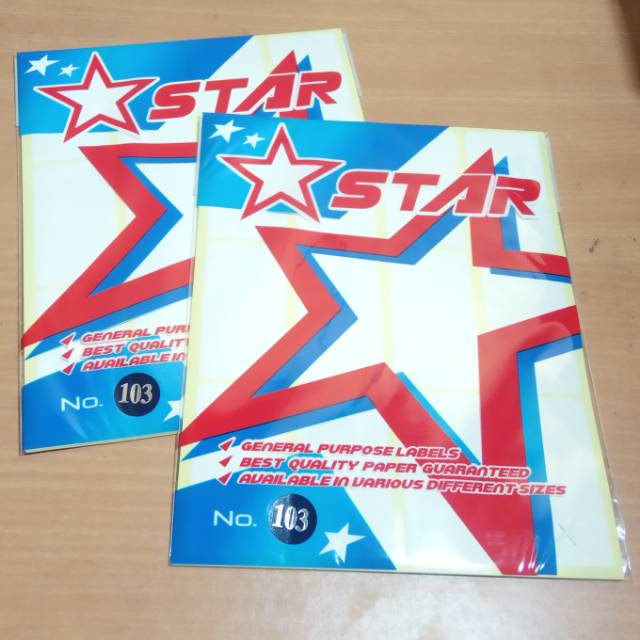 Label Nama (Self - Adhesive Labels)