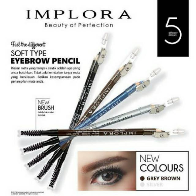 Implora Pinsil Alis 2in1 original BPOM