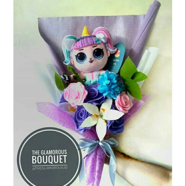 Bouquet Boneka LoL  Bunga Flanel