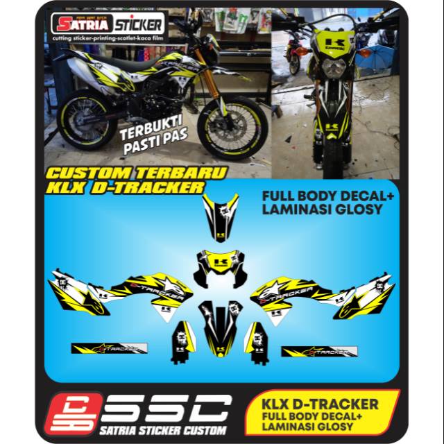 Decal full bidy klx D-Tracker