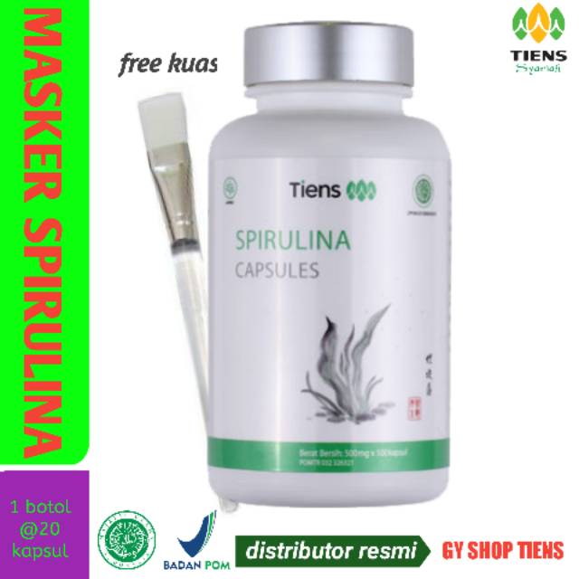 Masker wajah spirulina